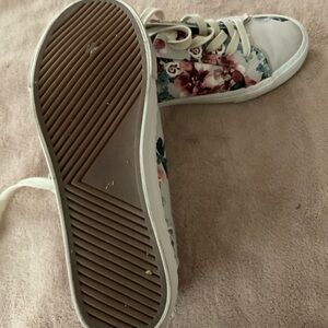 Restricted Floral White Sneakers